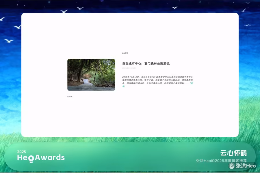 云心怀鹤