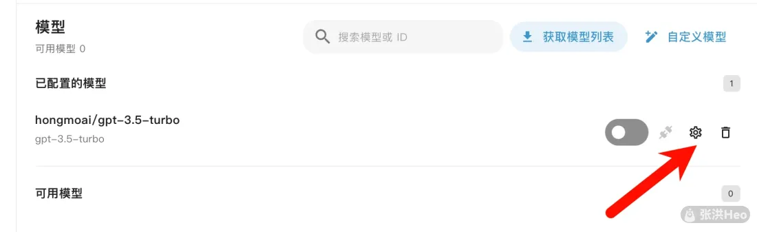 配置模型